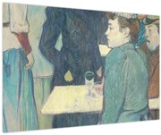 Tablou - Henri de Toulouse-Lautrec, A Corner of the Moulin de la Galette, reproducere (90x60 cm)