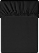 Cearsaf Jersey cu elastic 90x200 cm negru