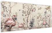 Tablou - Desen de flamingo (120x50 cm)