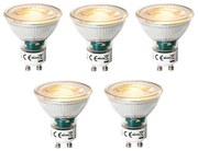 Set de 5 becuri LED GU10 cu 3 trepte de intensitate 6W 460 lm 2000 - 6000K