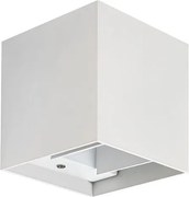 Aplica de perete iluminat exterior ambiental IP54 Solin alba