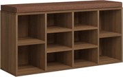 vidaXL Bancă pentru pantofi stejar maro 103x30x48 cm lemn prelucrat