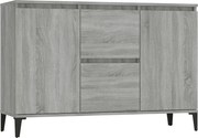 vidaXL Servantă, gri sonoma, 102x35x70 cm, lemn prelucrat