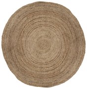 Covor decorativ rotund, pânză, Ø 120 cm