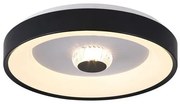 Plafoniera LED design modern Polka negru