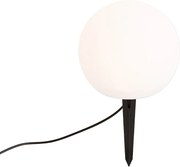 Lampă modernă de exterior 12V albă 20cm incl. LED IP65 - Voltaire Luno