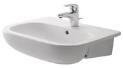 Duravit D-CODE 339550000 - Lavoar încastrat 55x44 cm, ceramică, alb lucios