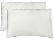 Set de 2 perne răcoritoare cu husă, 50 x 70 cm, alb
