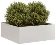 vidaXL Jardinieră 80x80x30 cm oțel inoxidabil