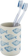 Pahar periuță de dinti ceramic AQUAMARIN, Wenko