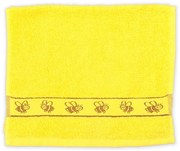 Prosop de maini KIDS pentru copii 30x50 cm galben