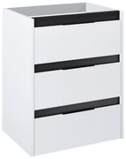 Roca Alpine dulap 58.5x45.2x74 cm sub chiuveta pe perete alb-negru A857866606