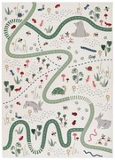 Covor de joacă pentru copii crem 123x180 cm Garden Life – Nattiot
