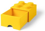 Cutie depozitare cu sertar LEGO®, galben