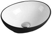 Mexen Elza lavoar de blat 40 x 33 cm, alb/negru - 21014075
