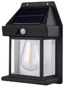 Solar Interaction 888 Lampă solară de perete pentru grădină - neagră