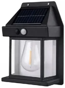 Solar Interaction 888 Lampă solară de perete pentru grădină - neagră