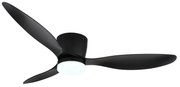 Lustra LED cu ventilator si telecomanda ARMANDO negru 03666S GL