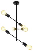 Lustră pe tijă 6xE27/60W/230V B.K. Licht 1344