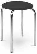 Scaun tip taburet Chico negru V04