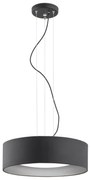 Lustra suspendata design modern circular MOHITO negru/argintiu