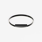 Plafoniera design modern LED Rim 60cm negru