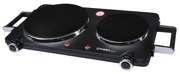 Plita dubla infrarosu First Austria FA-5096-6, 2500W, Termostat, Manere, Negru