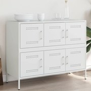 vidaXL Dulap, alb, 100,5x39x79 cm, oțel