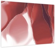 Tablou - Floare abstractă roșie N⁰3 (70x50 cm)