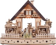 Decoratiune LED Christmas Village 24,5/18/29,5 cm