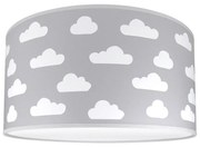 Plafoniera copii CLOUDS GREY 2xE27/60W/230V gri