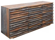 Comoda TV eleganta Relief 160cm Sheesham gri