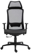 RESIGILAT- Scaun ergonomic LEXY, translație șezut, Mesh, Negru