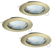 Eglo 94238 - SET 3x Corp de iluminat LED tavan fals PENETO 3xGU10-LED/3W/230V