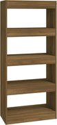 vidaXL Bibliotecă/Separator stejar maro, 60x30x135 cm, lemn prelucrat