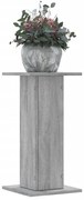 vidaXL Suporturi de plante 2 buc. gri sonoma 30x30x60cm lemn prelucrat