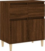 vidaXL Servantă, stejar maro, 60x35x70 cm, lemn compozit