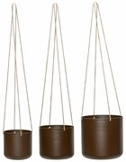 Ghivece decorative 3 buc. din metal de agățat / de perete ø 25 cm Bloom – Hübsch