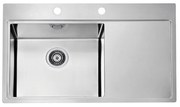 Chiuveta inox Alveus Pure 50 stanga 86x53 cm