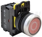 Buton simplu led cu revenire rosu 1NI NYG3-P2L Tracon