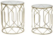 Mauro Ferretti Set din 2 masute TUNISI CM Ø 42X53-38X47