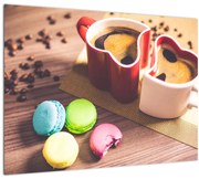 Tablou cu cafea și macarooni (70x50 cm)