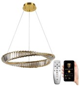 Lustră LED de cristal dimabilă pe cablu LED/40W/230V + telecomandă