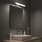 Aplica LED pentru oglindă de baie MIRORE, 5 W, 230 V, 30 cm, IP44, crom lucios