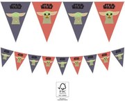 Star Wars The Mandalorian ghirlandă de stegulețe FSC 2,3 m