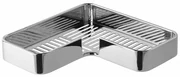 Raft de colț pentru duș GEDY A98313 Il Giglio,25,5 x 4,2 x 25,5 cm, crom