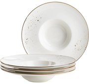 Mäser 4-piece gourmet plate set Pintar Alb maropuncte 26 cm