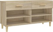 vidaXL Pantofar, stejar sonoma, 102x35x55 cm, lemn compozit