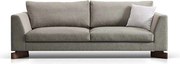 Canapea lemn masiv Panfilo, 230 × 85 × 101 cm