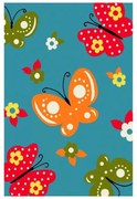Covor cu Fluturi Pentru Copii 11206-140 Selectează mărime: 080 X 150